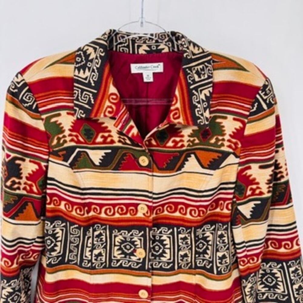 Vintage Coldwater Creek Southwest Jacket Womens 1… - image 2